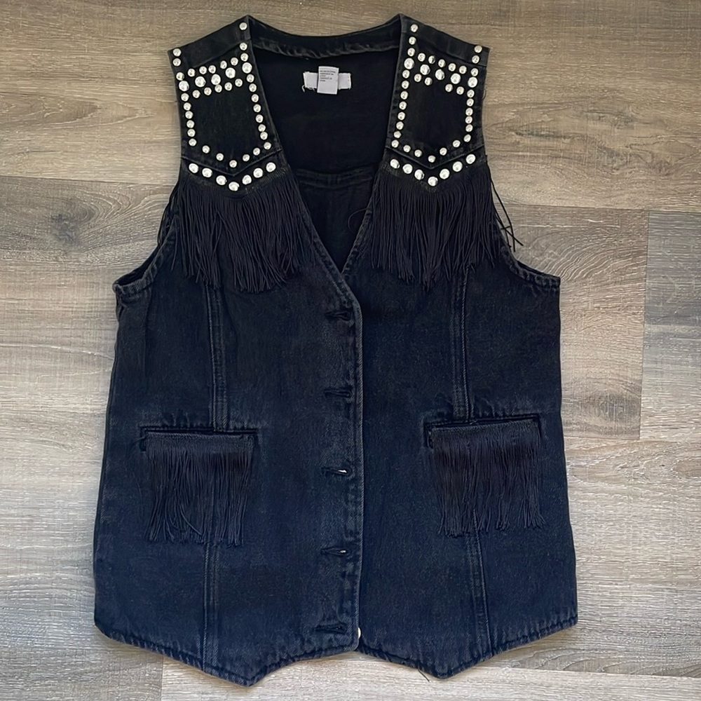 Forever 21 Western Denim Vest